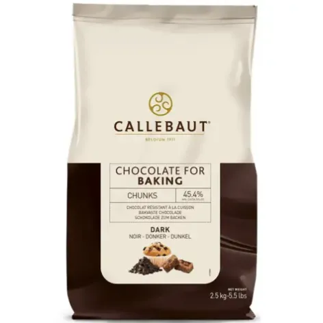 Callebaut Dark Chocolate Bakestable Chunks